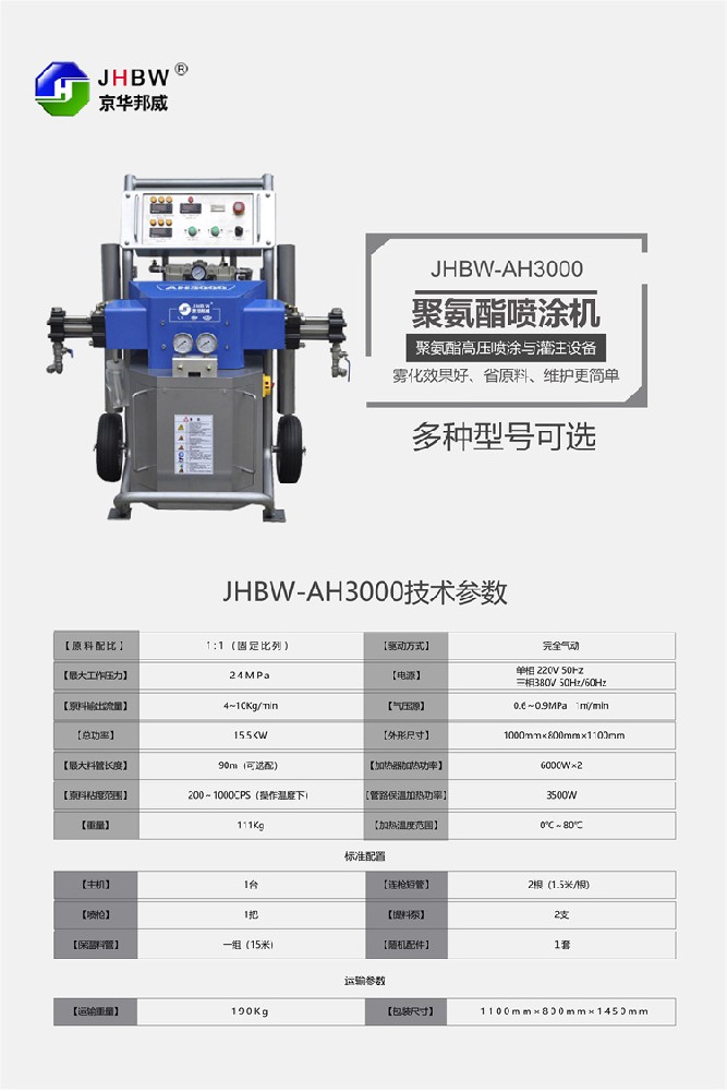 聚氨酯噴涂設備防腐措施_?京華邦威聚氨酯噴涂設備